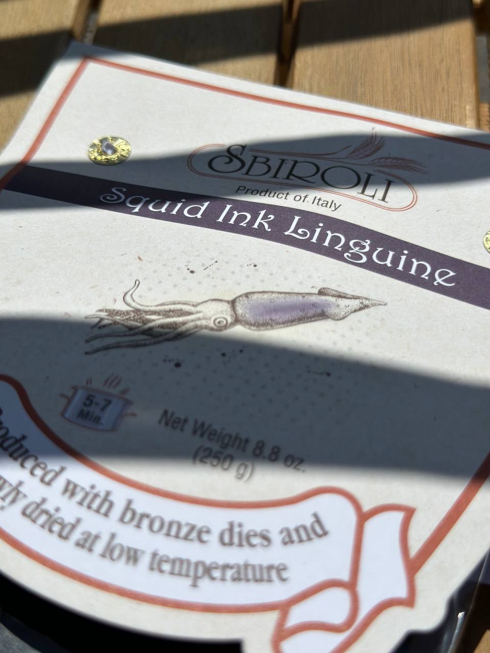 SBIROLI Squid ink Linguine