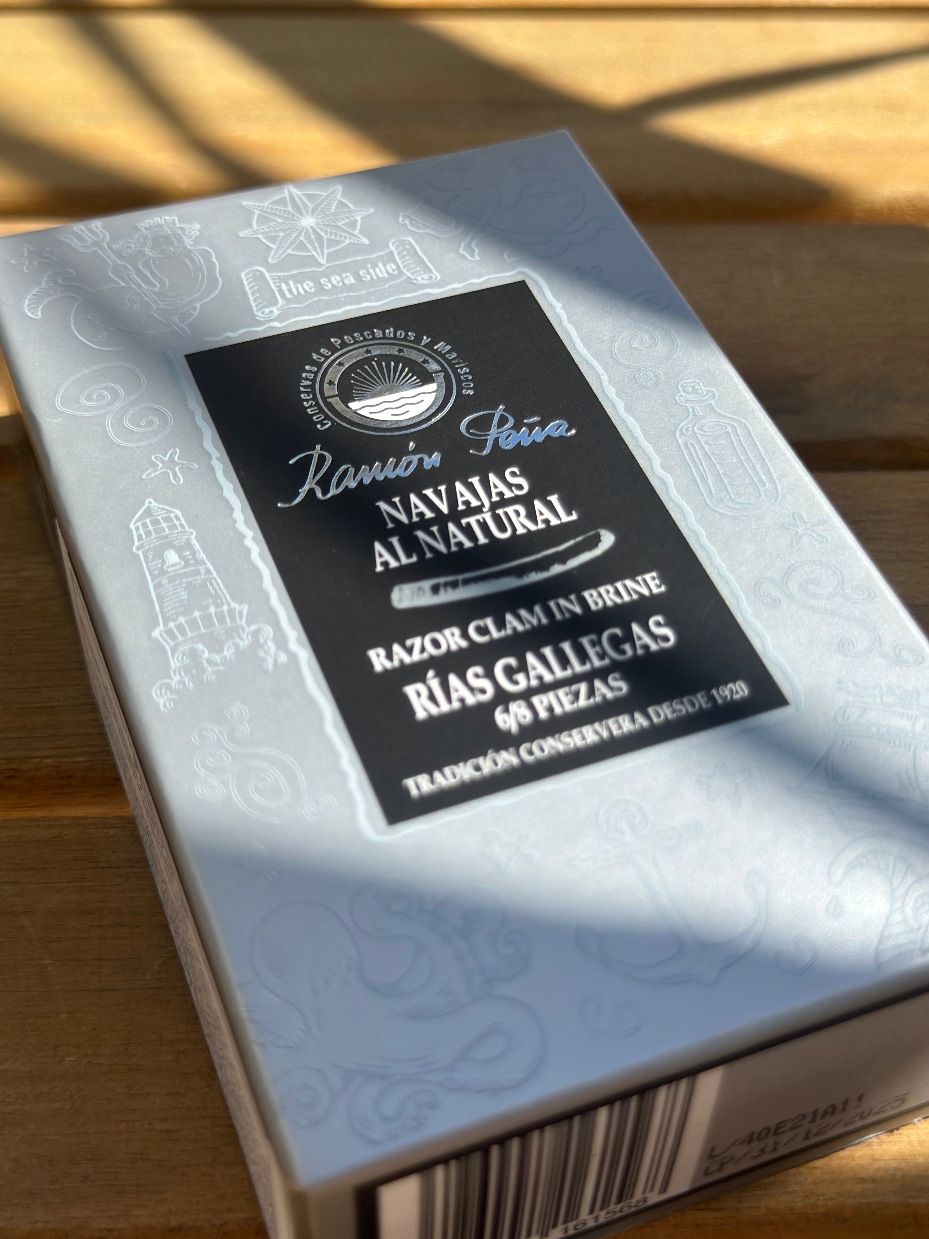 Ramon Peña Navajas al Natural (Razor Clams in Brine)