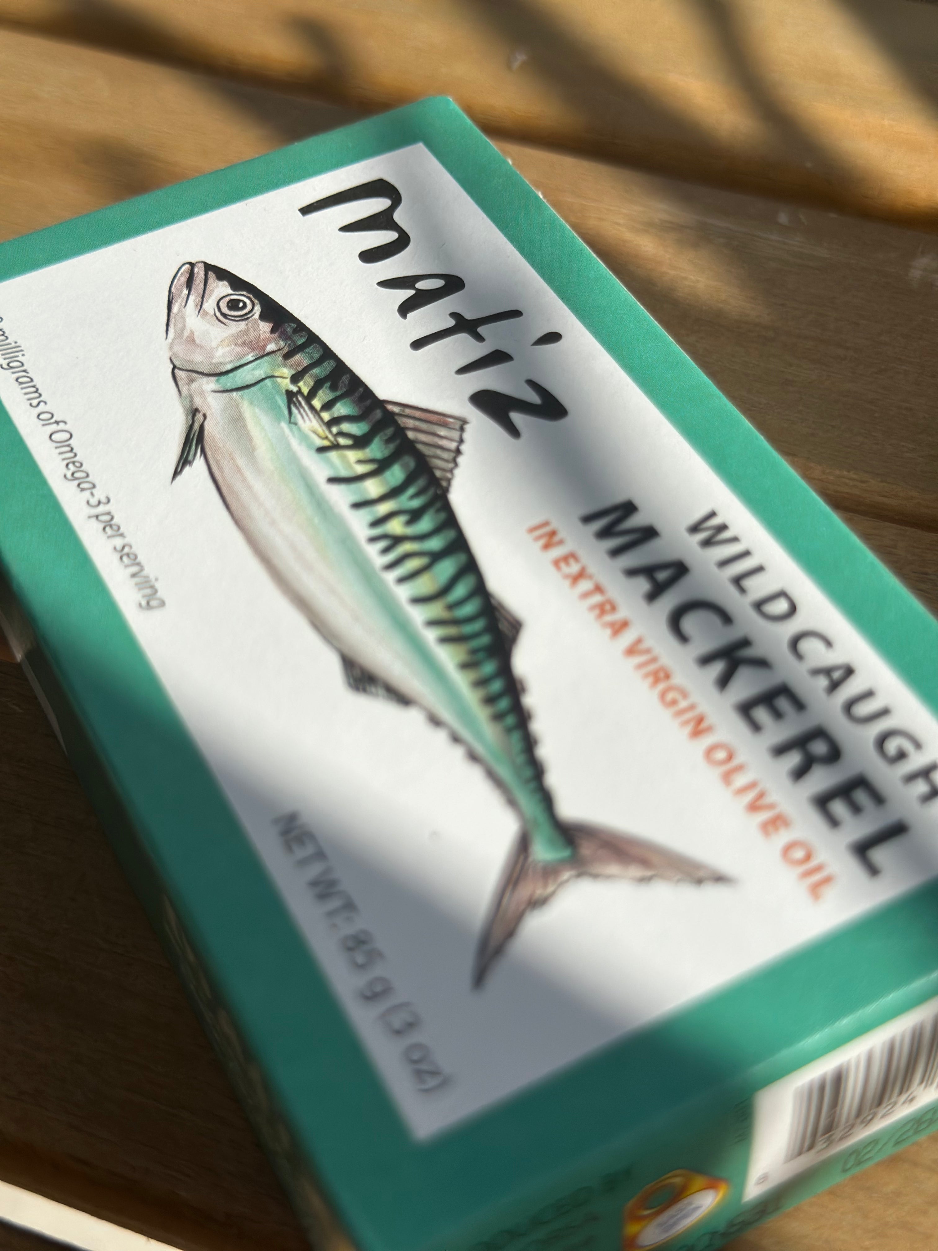 Matiz Wild Caught Mackerel in Organic Extra Virgin Olive Oil