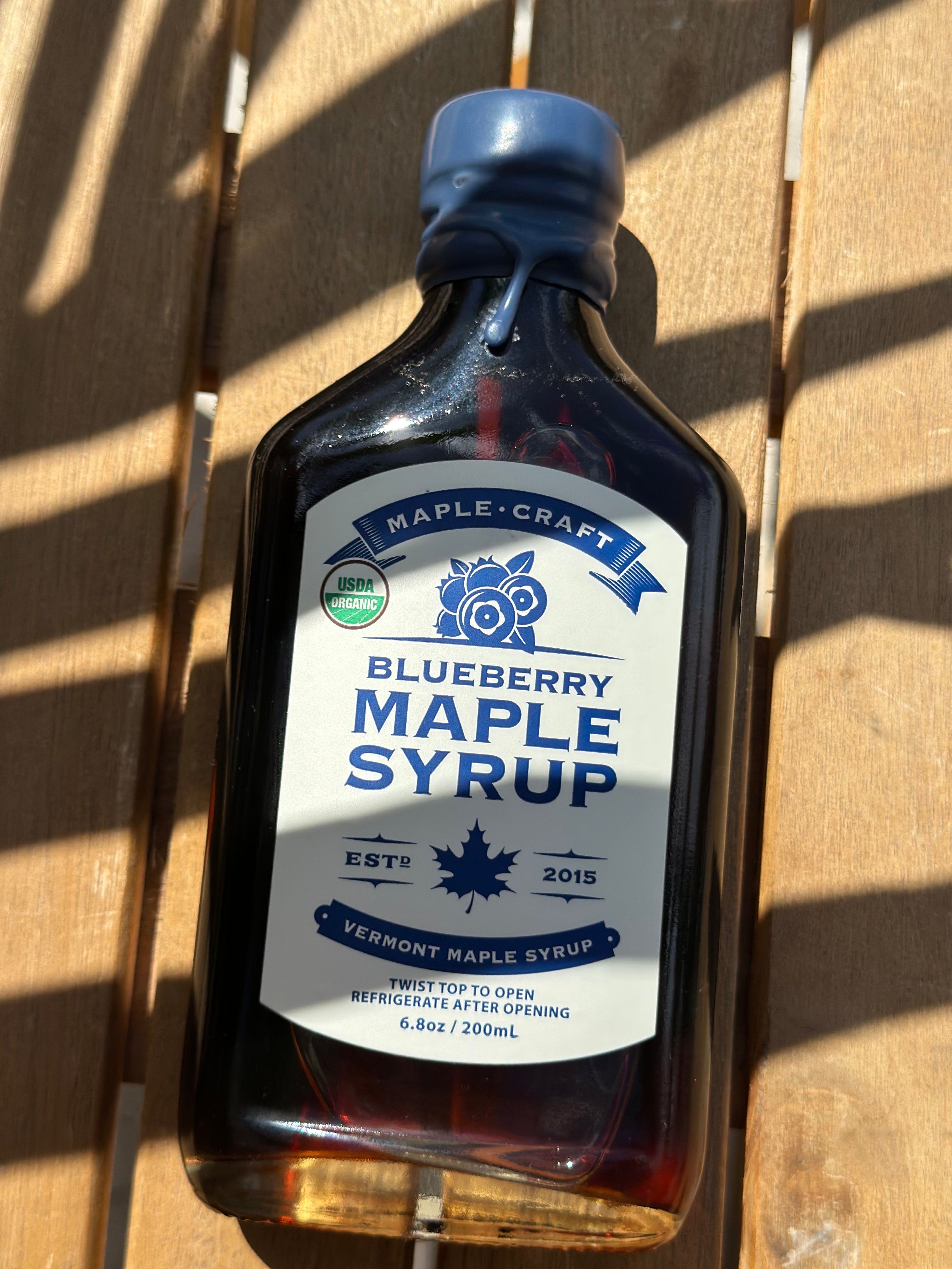 BLUEBERRY MAPLE SYRUP