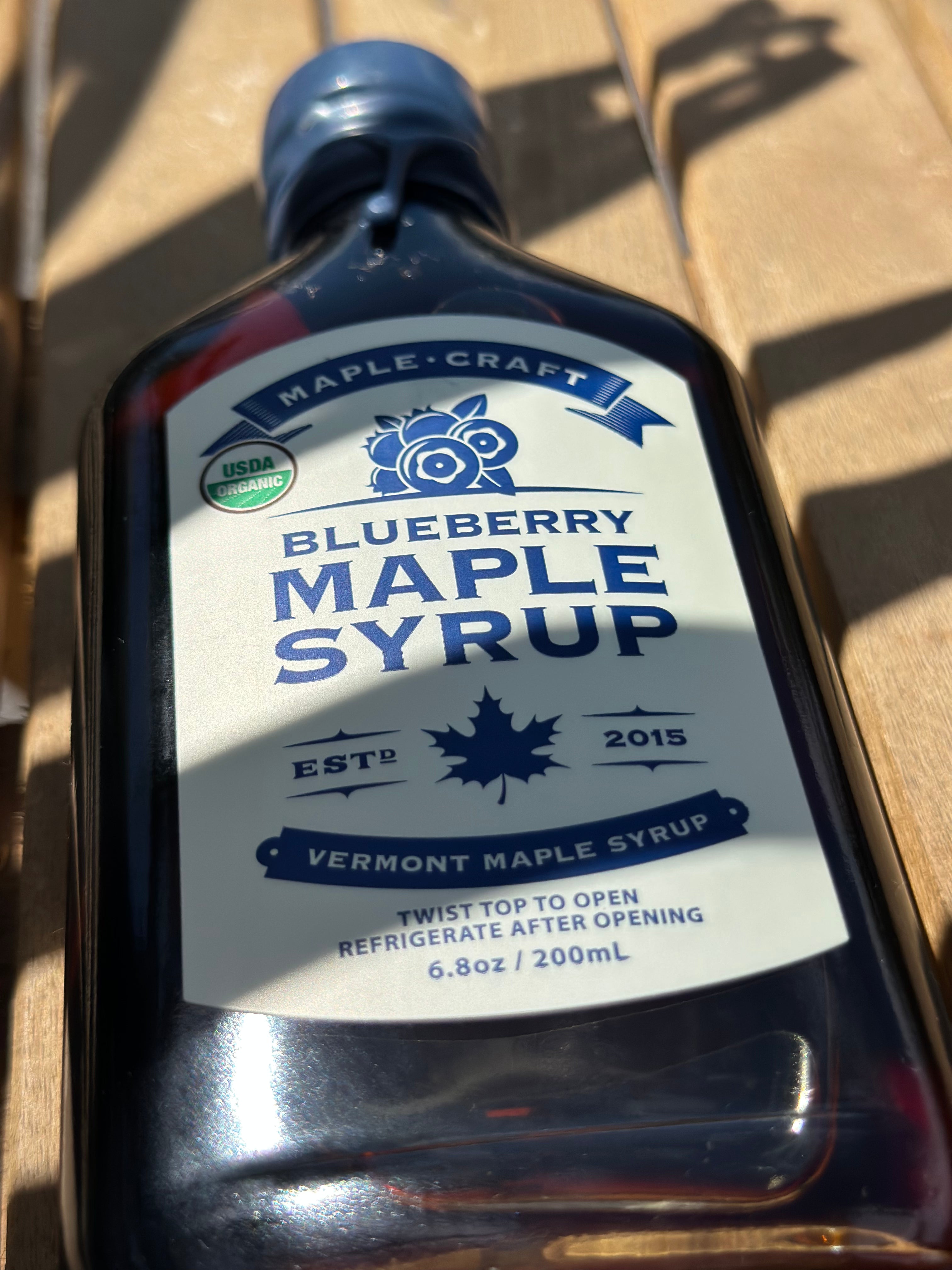 BLUEBERRY MAPLE SYRUP