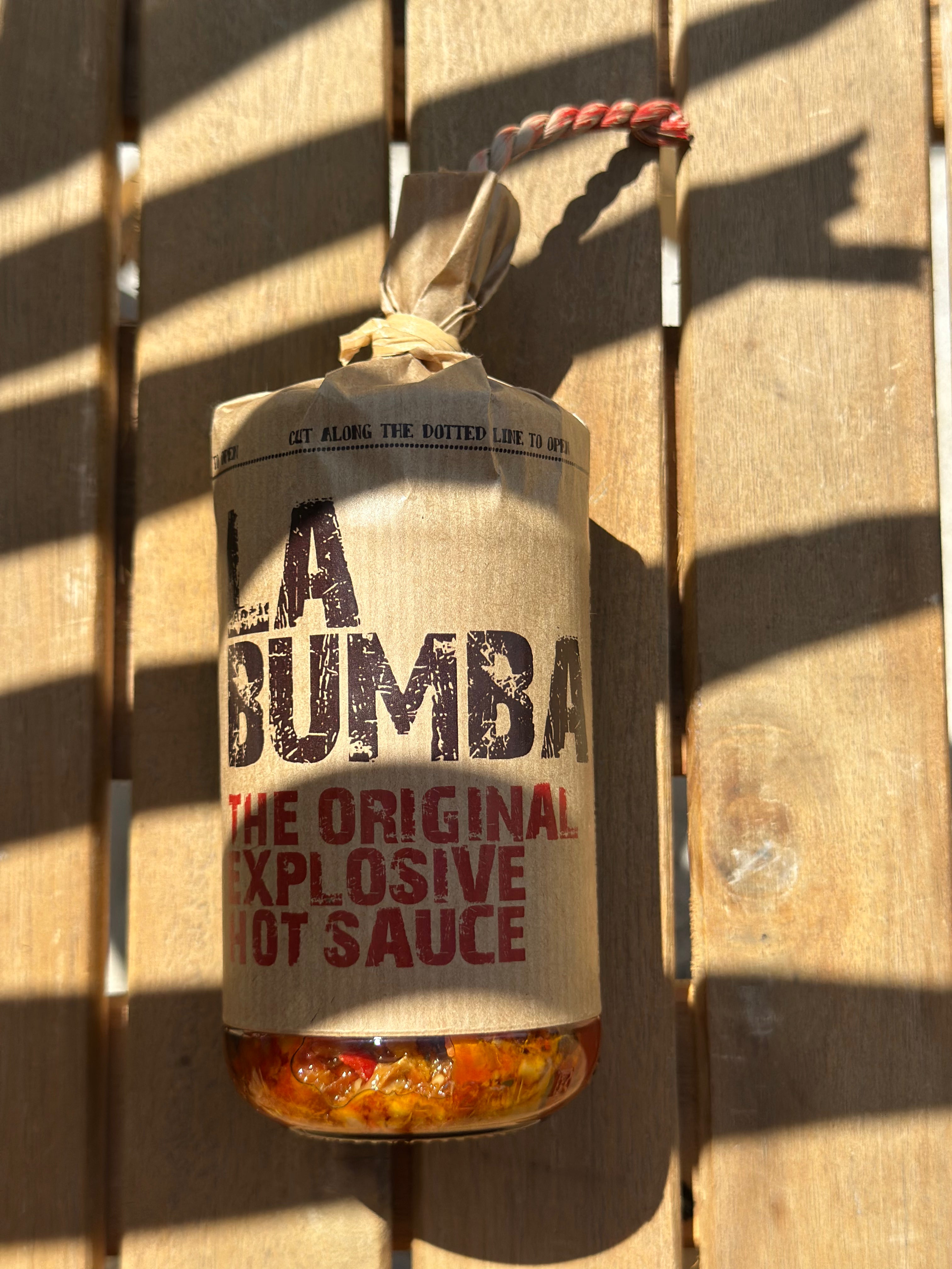 LA BUMBA HE ORIGINAL XPLOSIVE HOT SAUCE