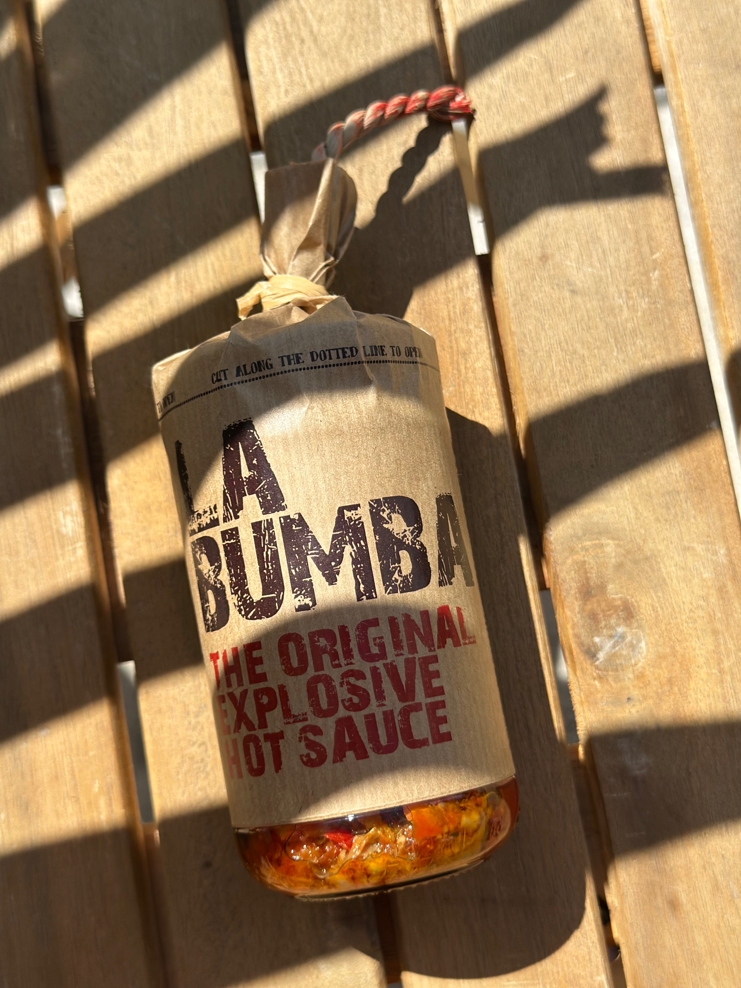 LA BUMBA HE ORIGINAL XPLOSIVE HOT SAUCE