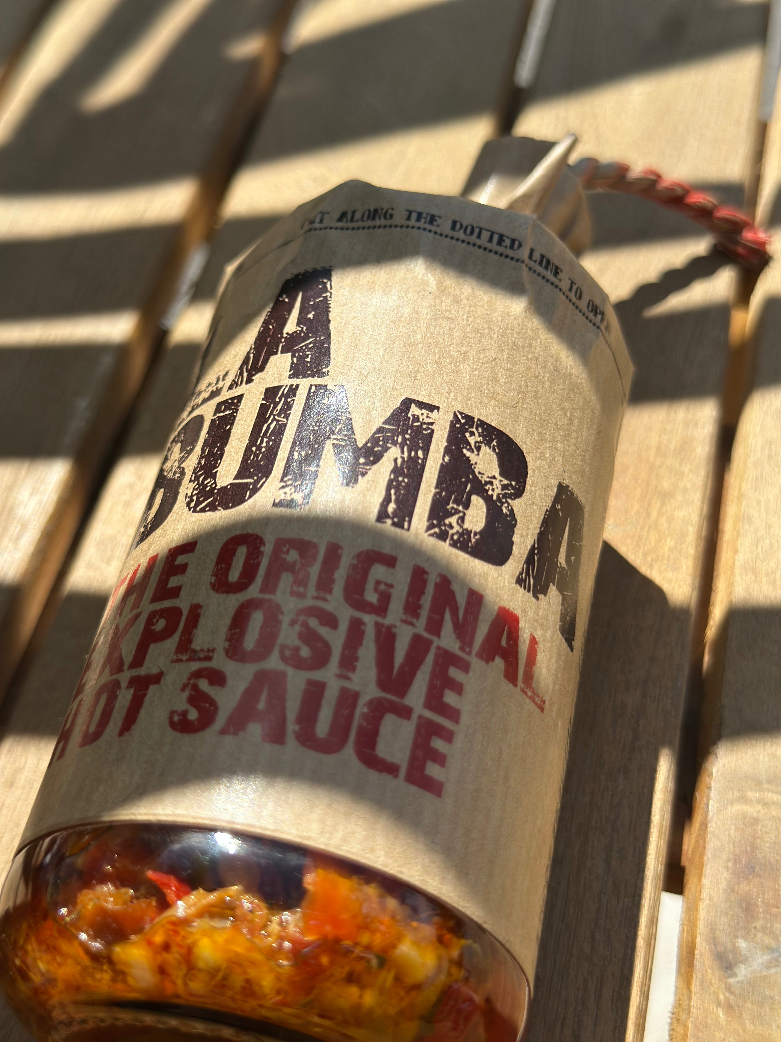 LA BUMBA HE ORIGINAL XPLOSIVE HOT SAUCE