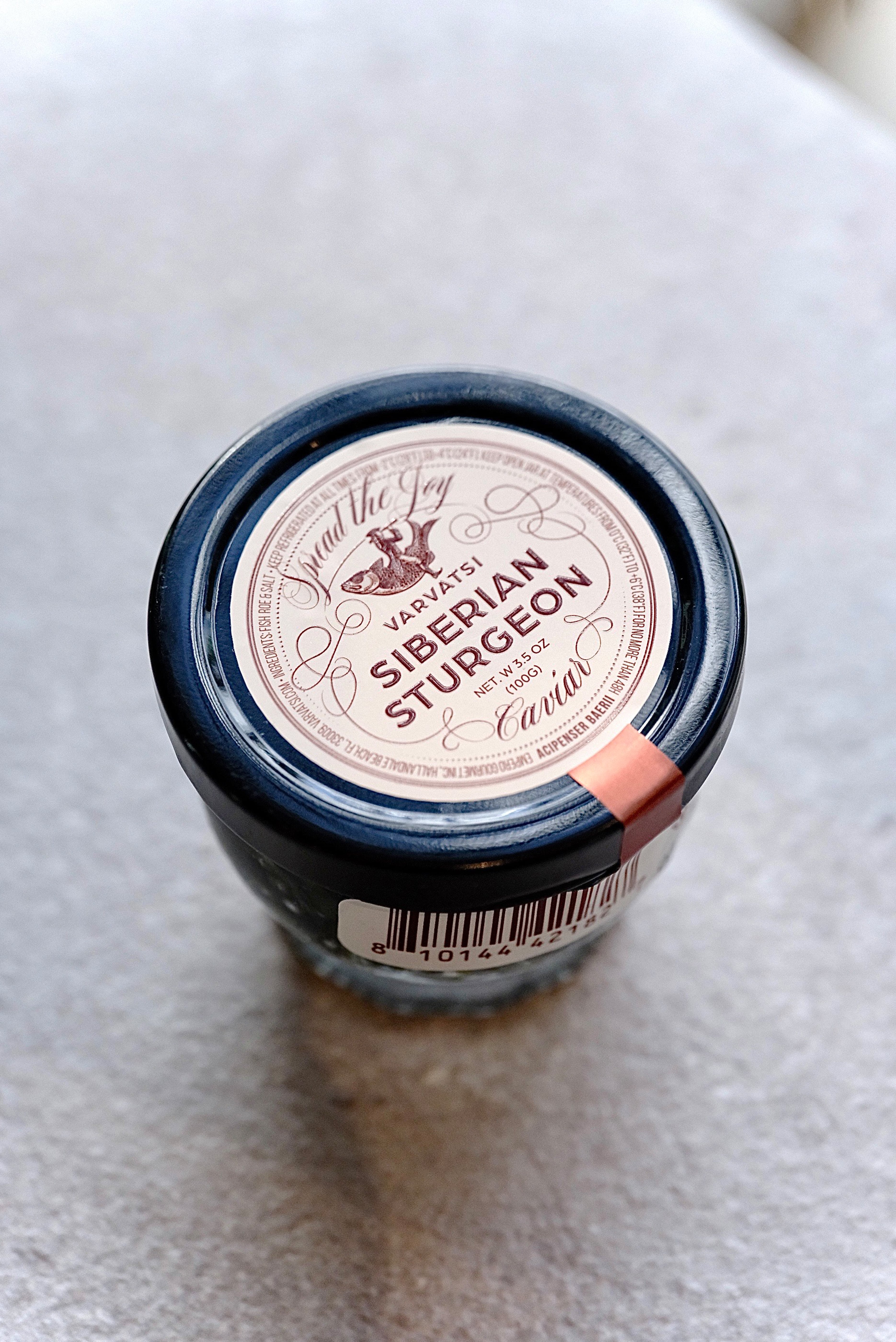 Varvatsi Siberian Sturgeon Caviar