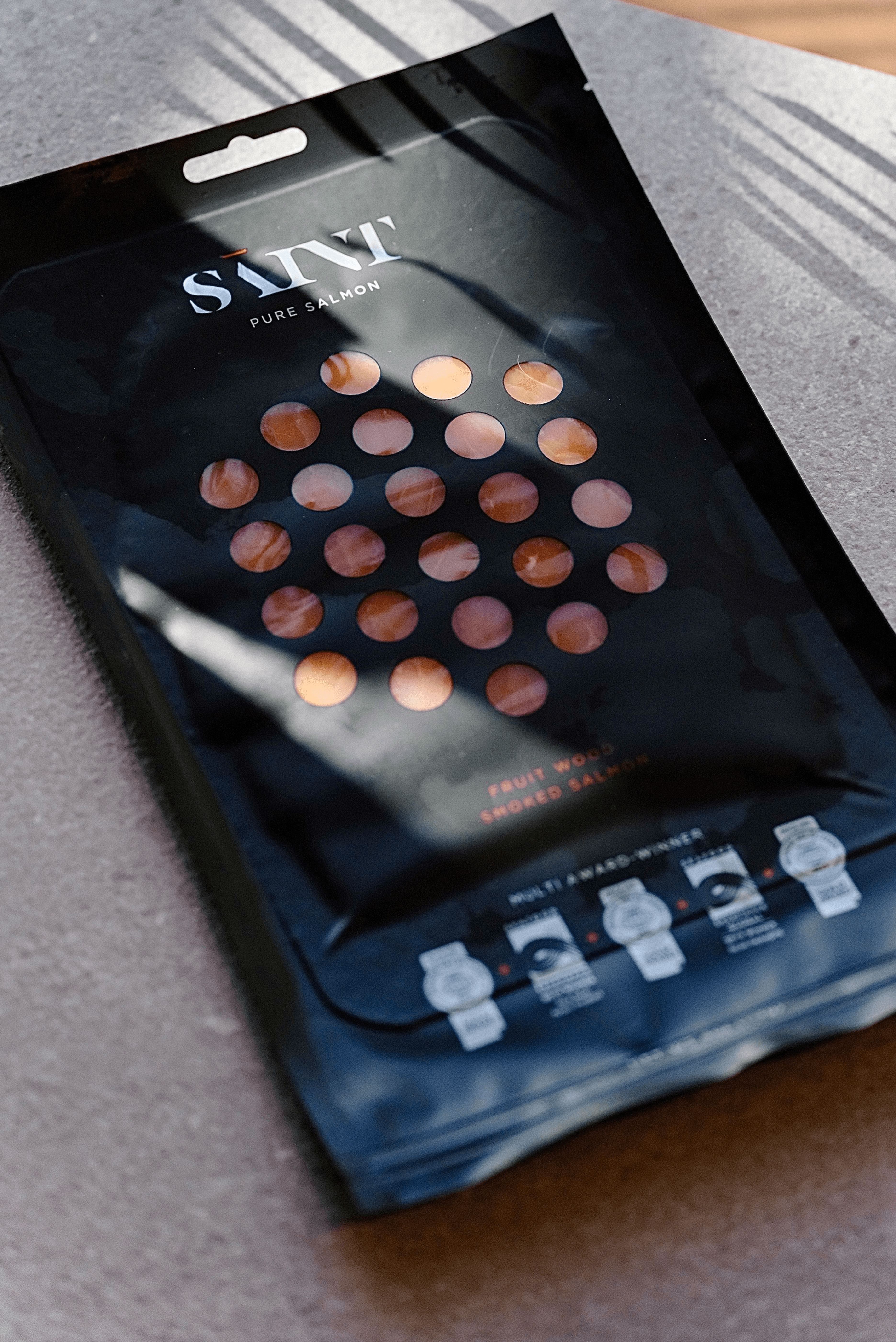 SAINT Fruit Wood Cold Smoked Salmon (sliced)