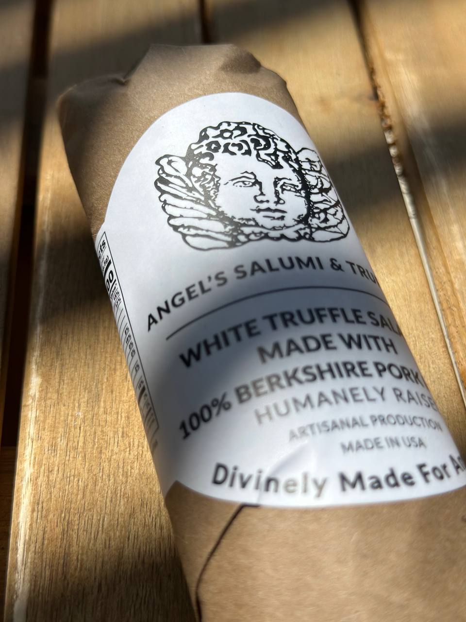Angel’s Salumi & Truffles — White Truffle Salami (Berkshire Pork)