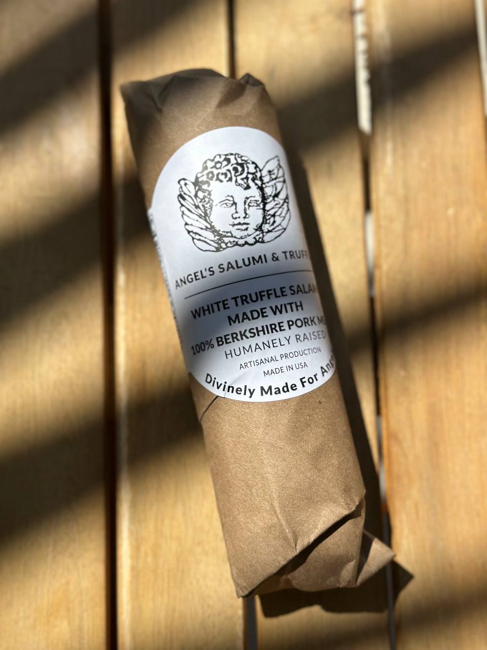 Angel’s Salumi & Truffles — White Truffle Salami (Berkshire Pork)
